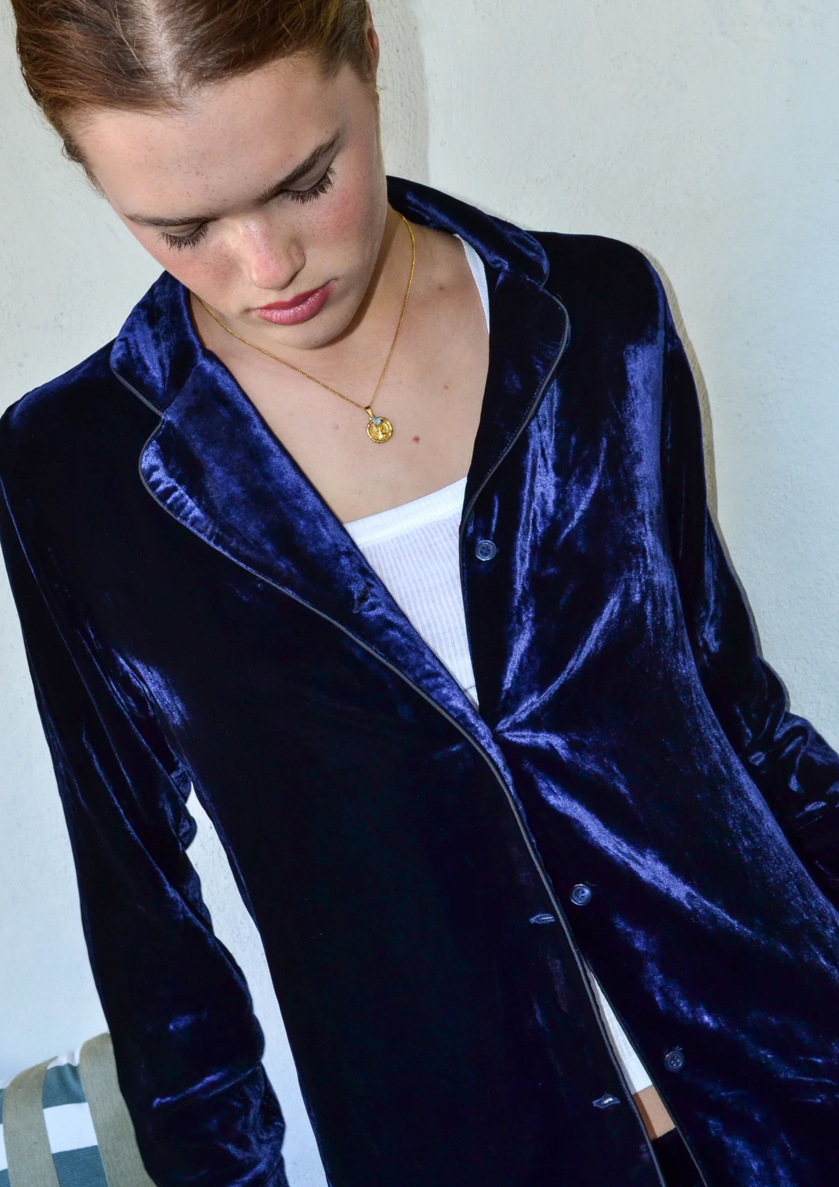 Luxe Velvet Travel Shirt