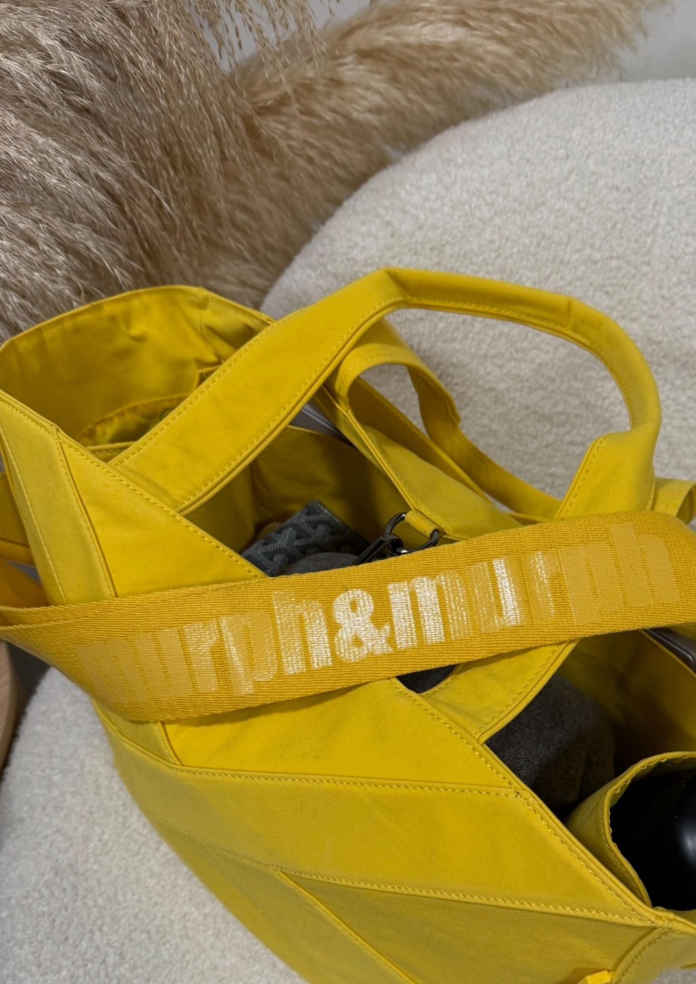 Cove Traveller Tote (MEDIUM SIZE) - Lemon Love (NO ZIP-UP TOP)
