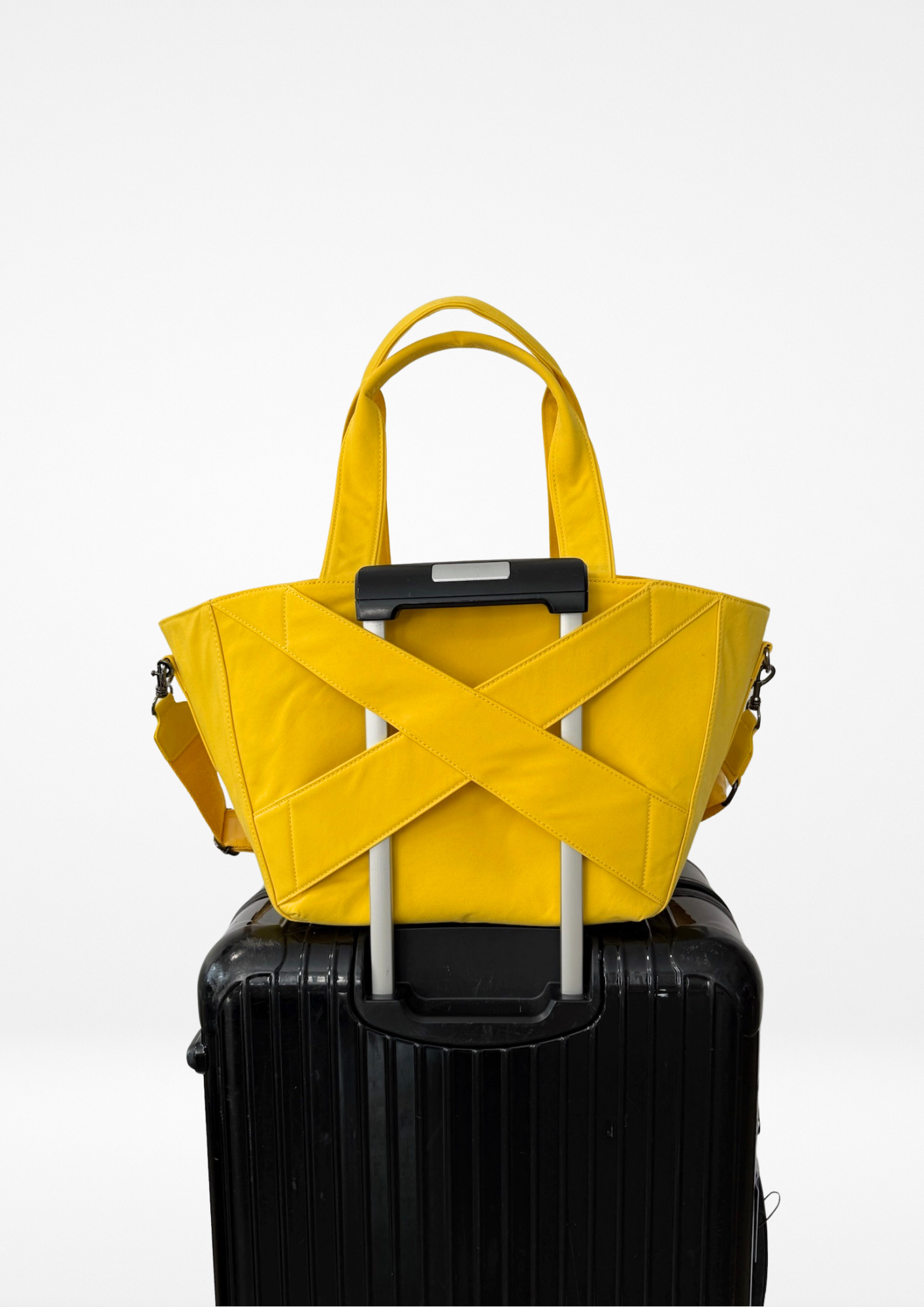 Cove Traveller Tote (MEDIUM SIZE) - Lemon Love (NO ZIP-UP TOP)