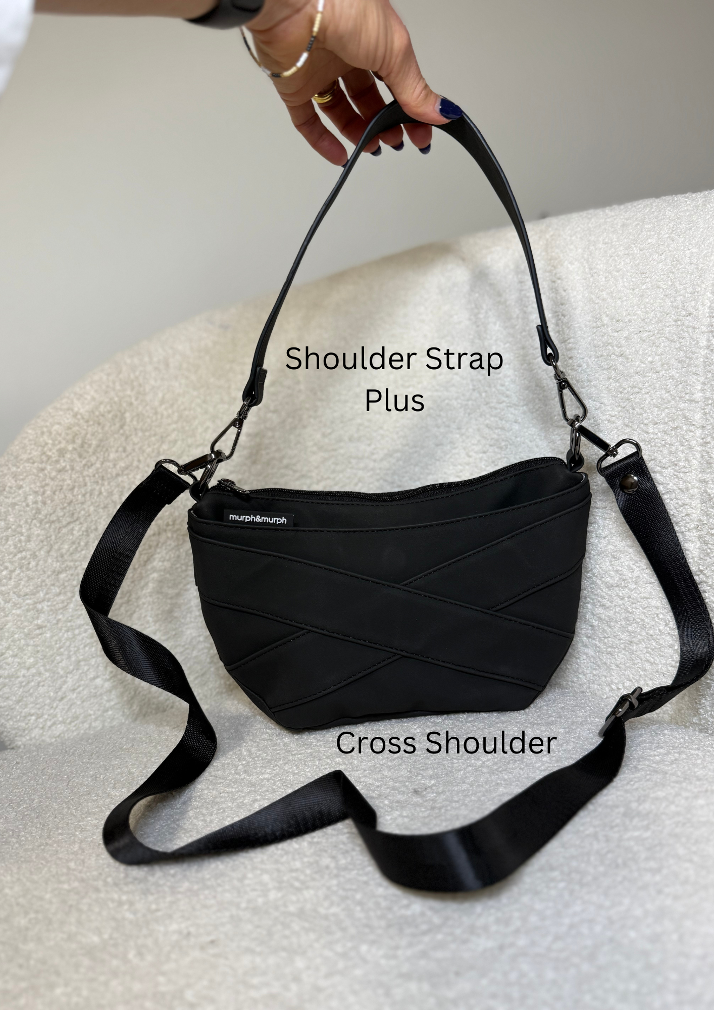 Petite Luxe - Paige Black Suede - BACK IN STOCK