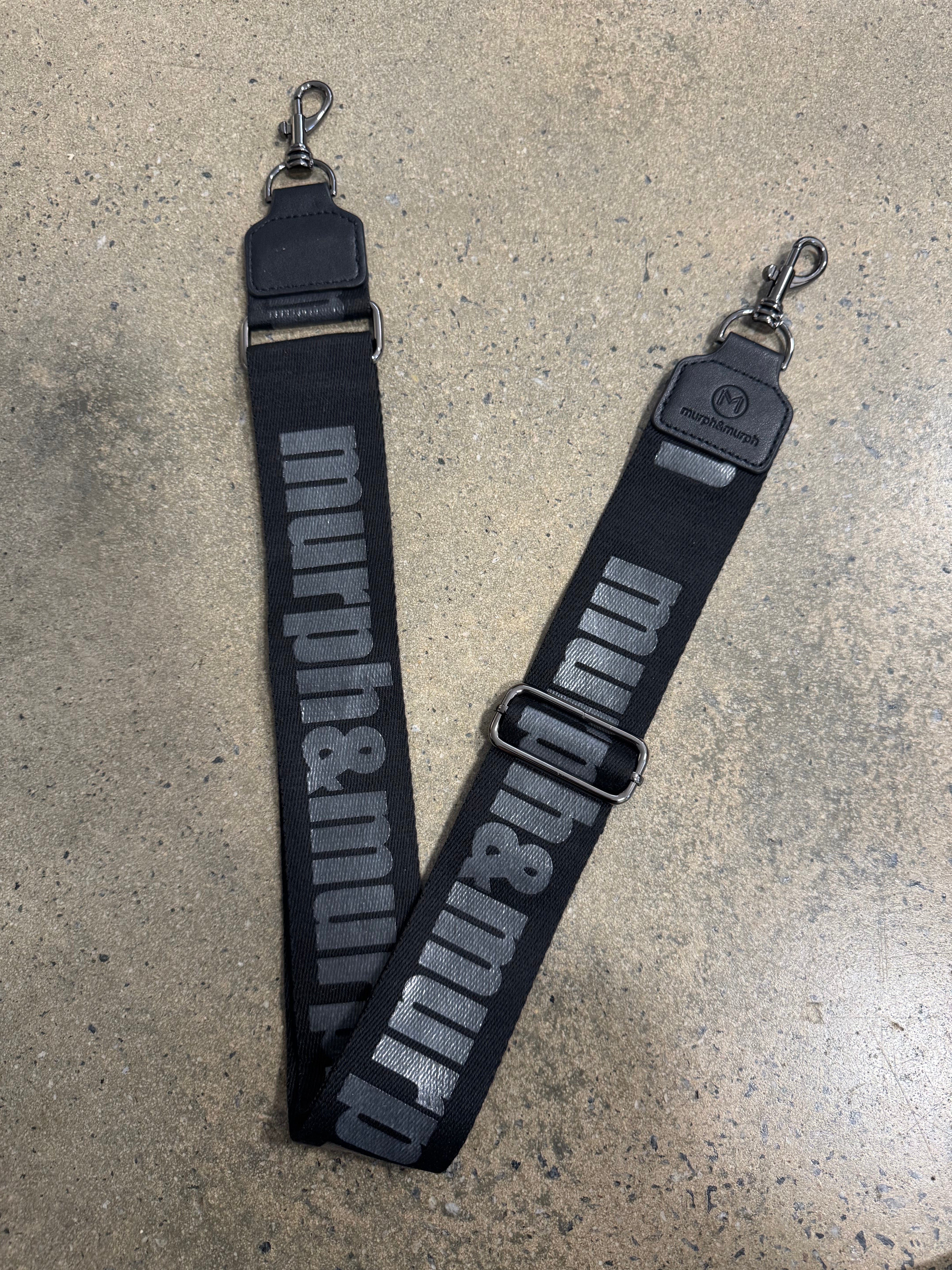 Shoulder Strap -Black + Gunmetal