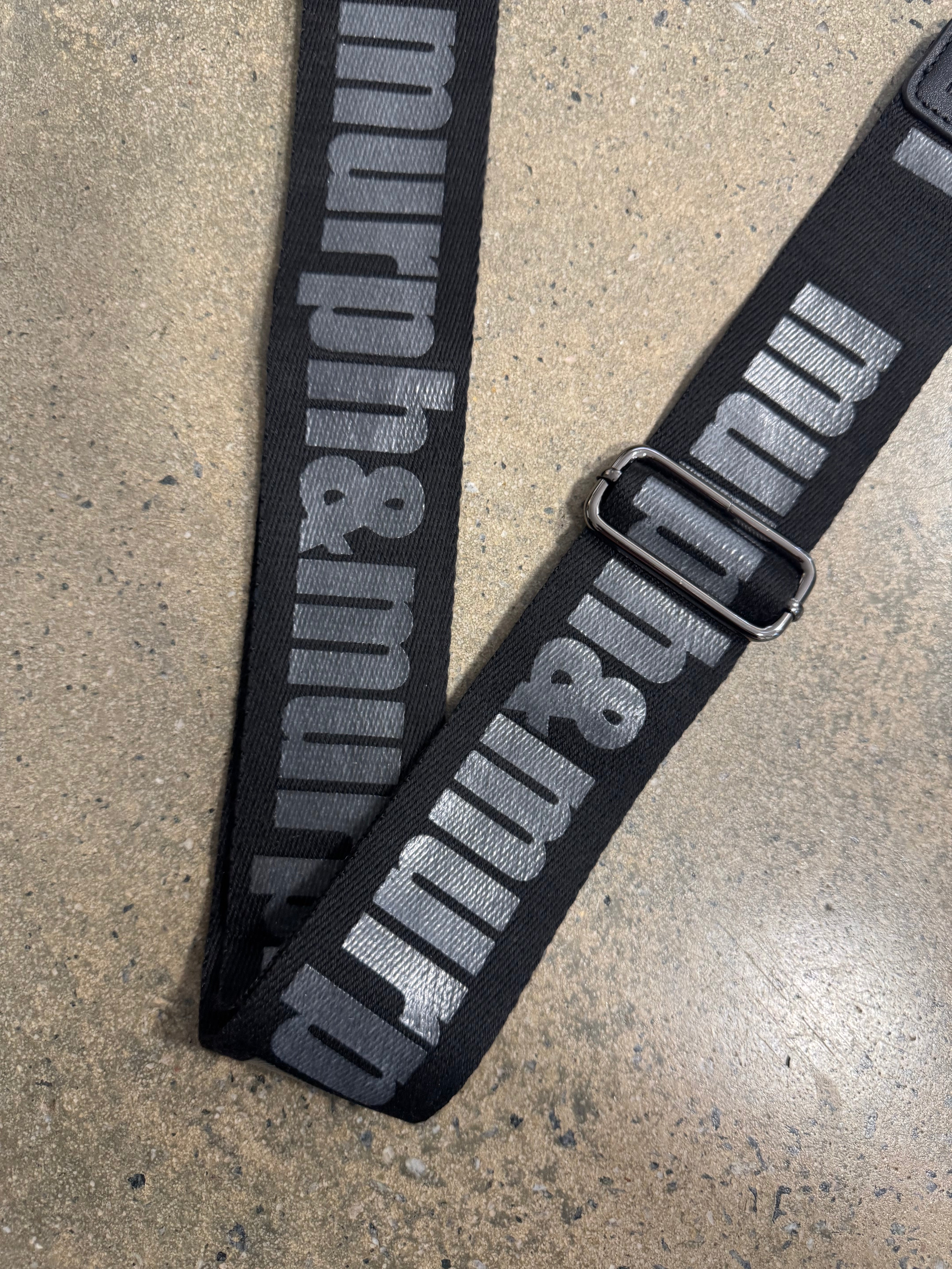 Shoulder Strap -Black + Gunmetal