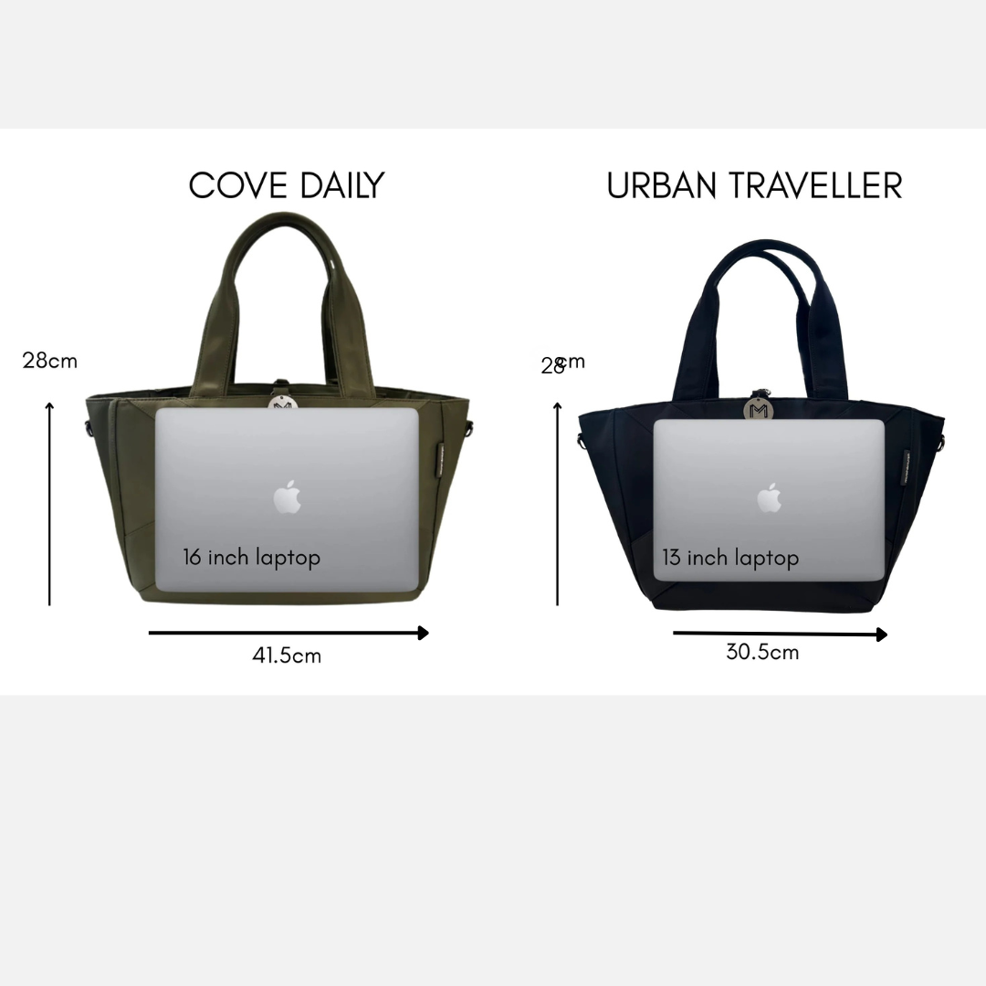 Cove Traveller Tote (MEDIUM SIZE) - Lemon Love (NO ZIP-UP TOP) DOWN TO LAST 1