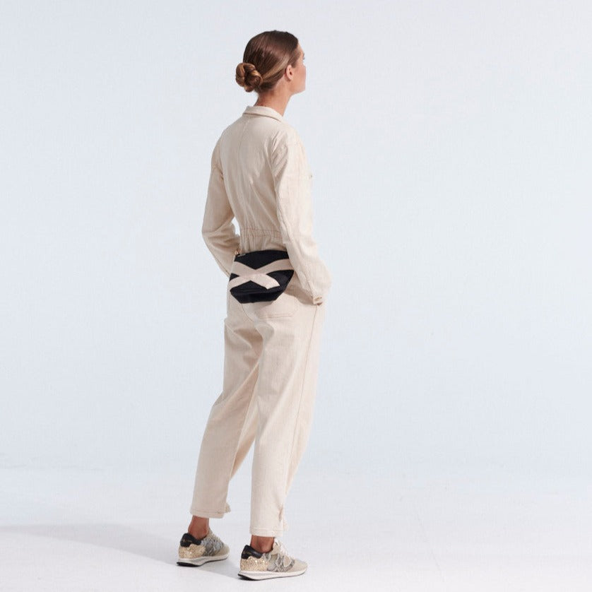 Petite - Panda Black x Cream Cross