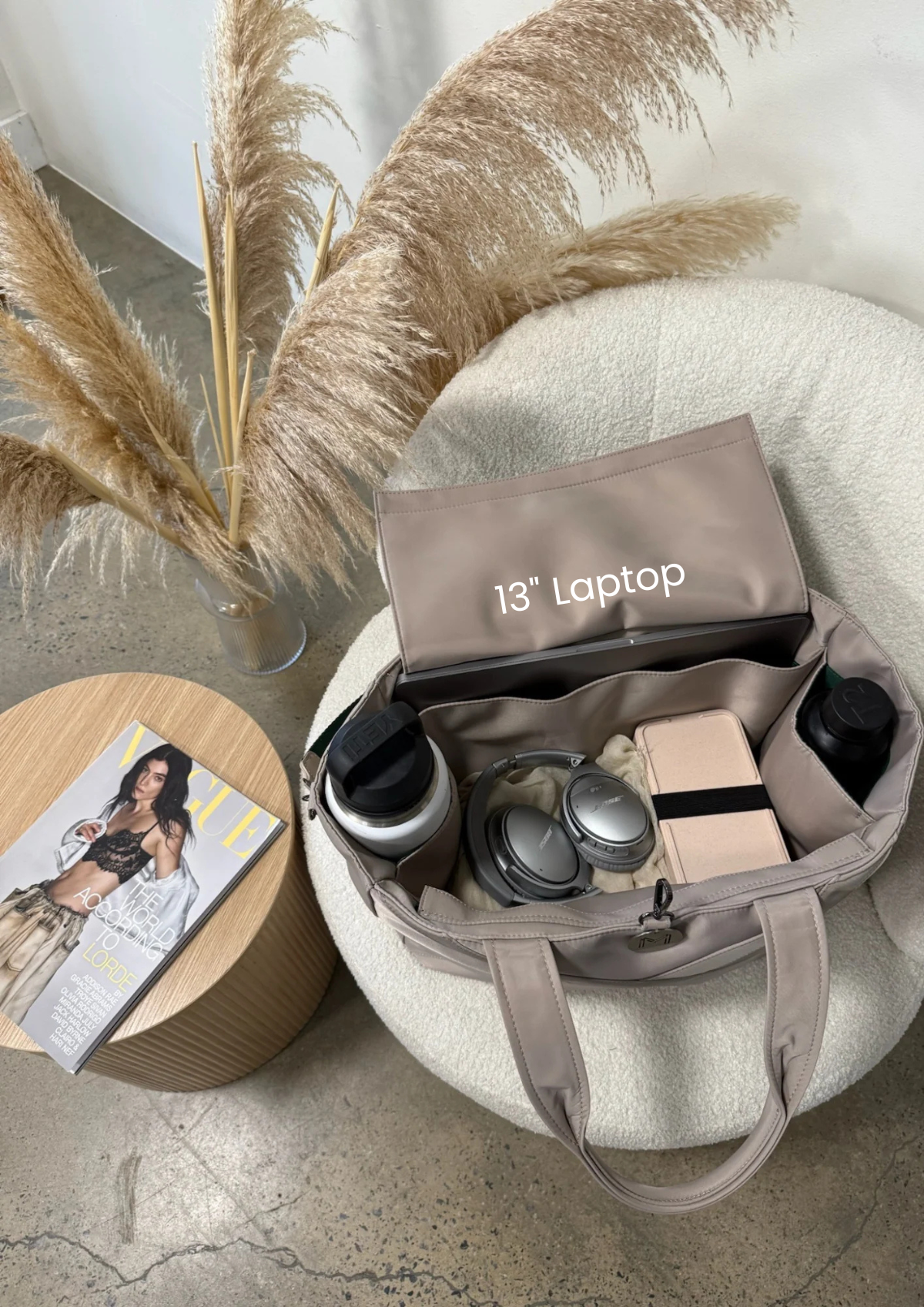 Urban Traveller Tote (MEDIUM SIZE) - Sand