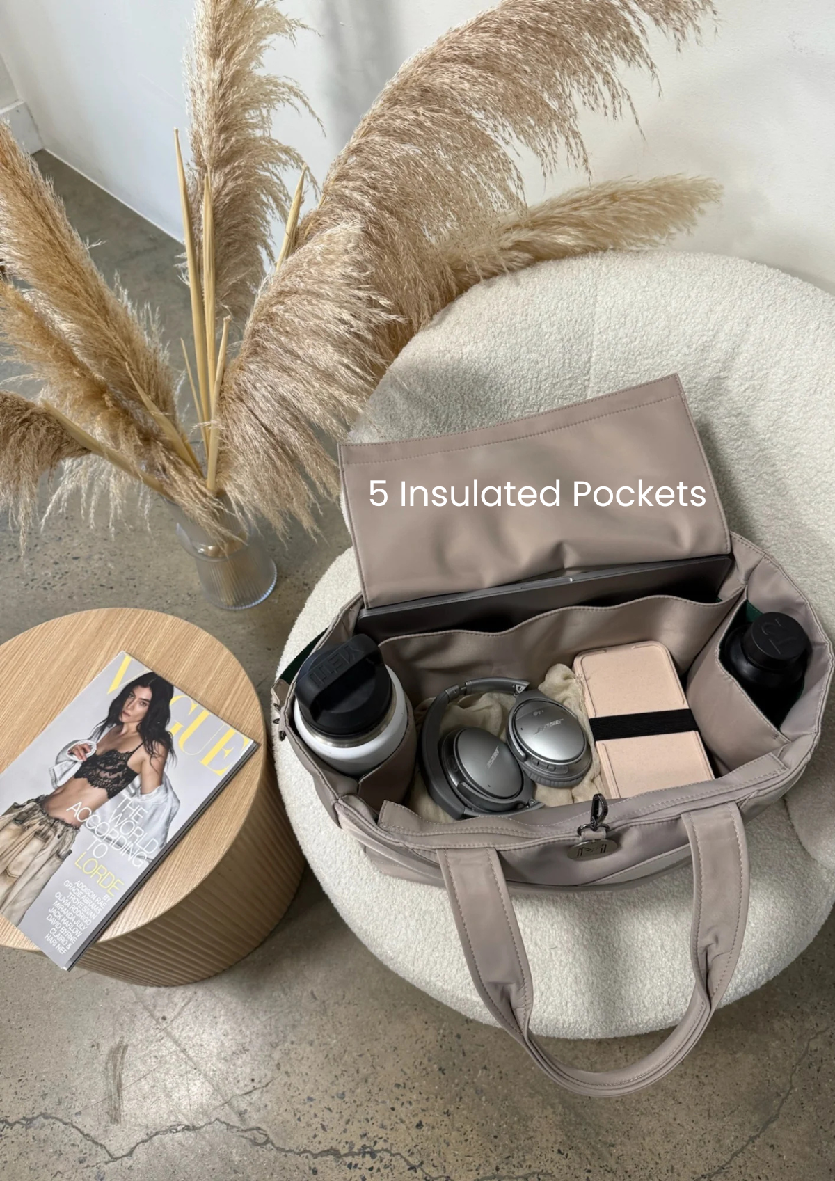 Daily Traveller Tote (LARGE SIZE) - Sand