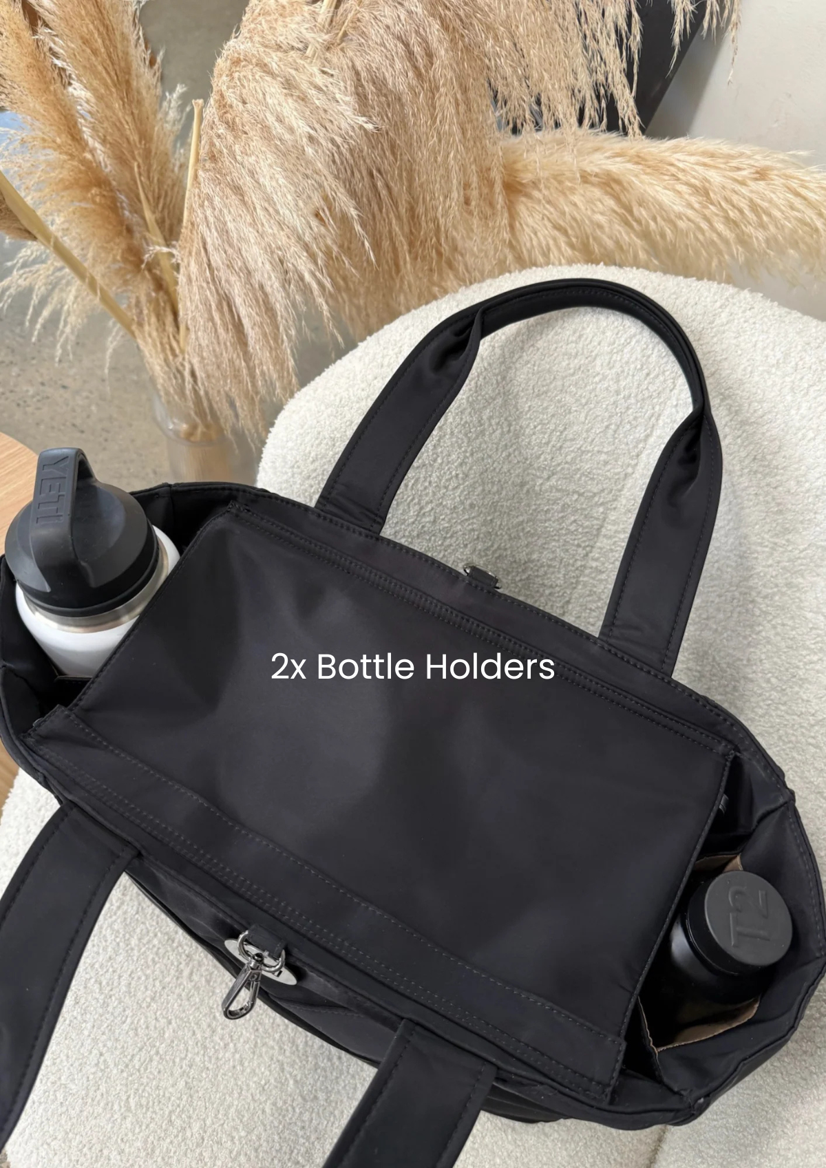Daily Traveller Tote (LARGE SIZE) - Black