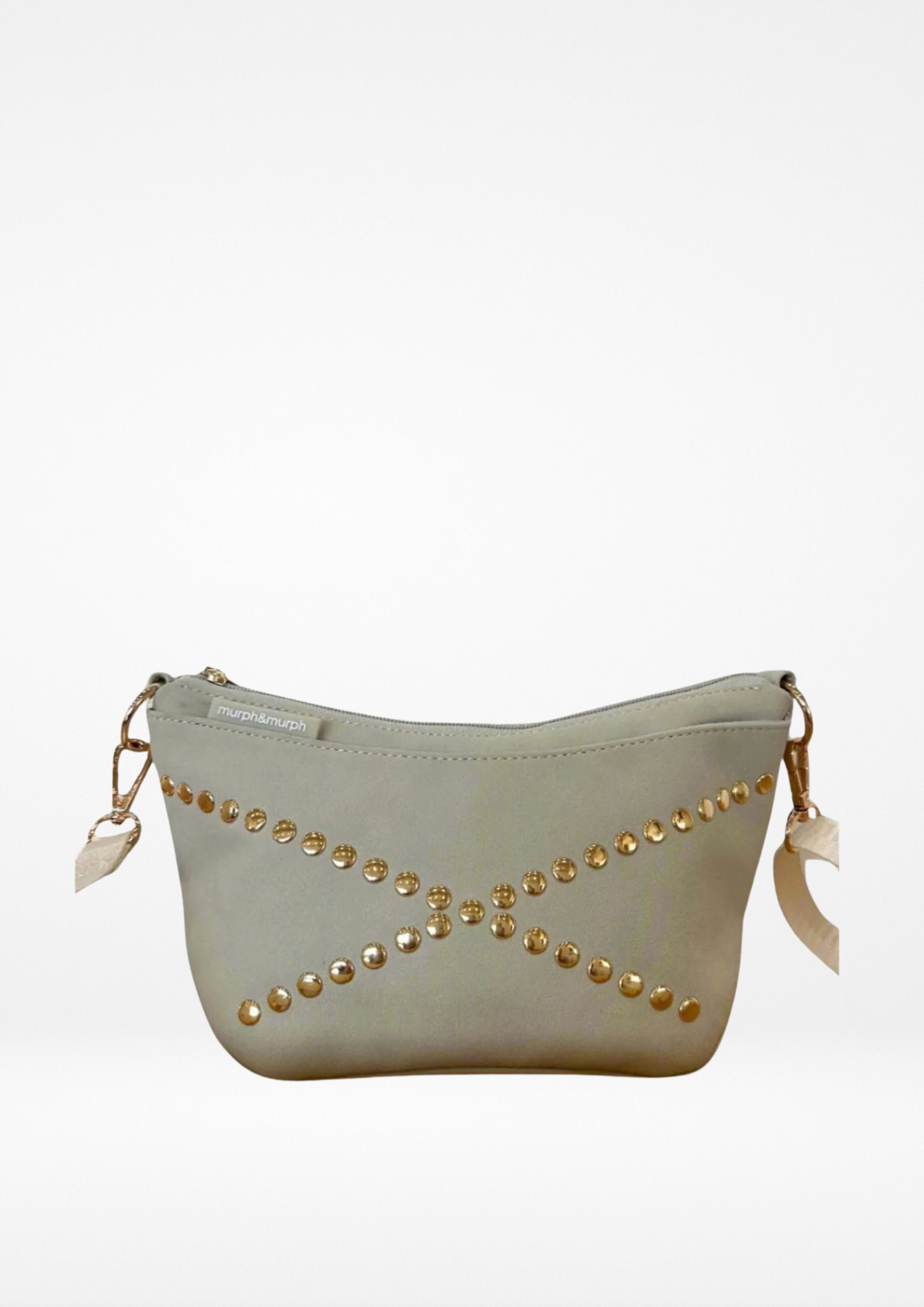 Petite - Cream VEGAN Suede x Gold Studs