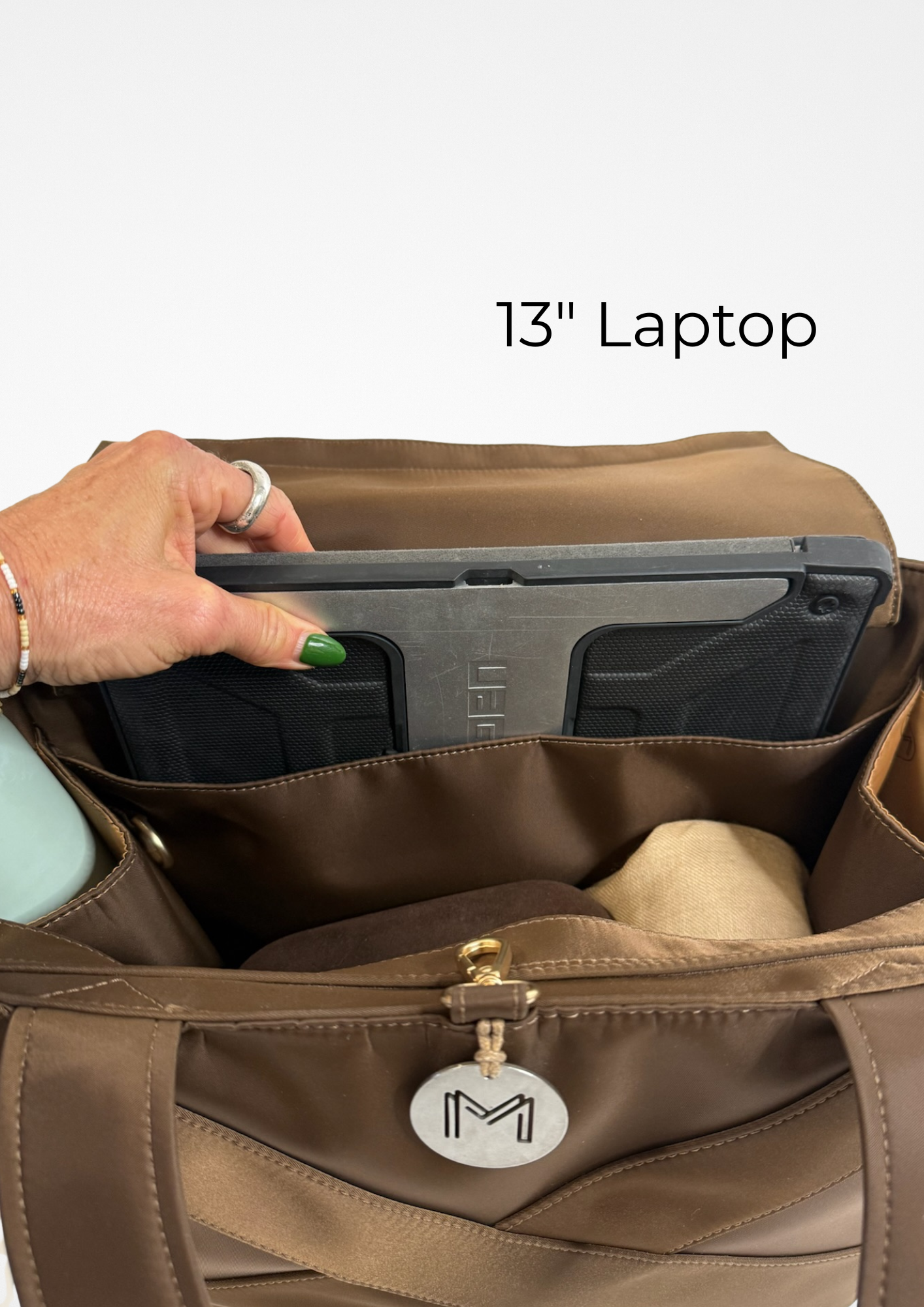 Urban Traveller Tote (MEDIUM SIZE) - Chocolate