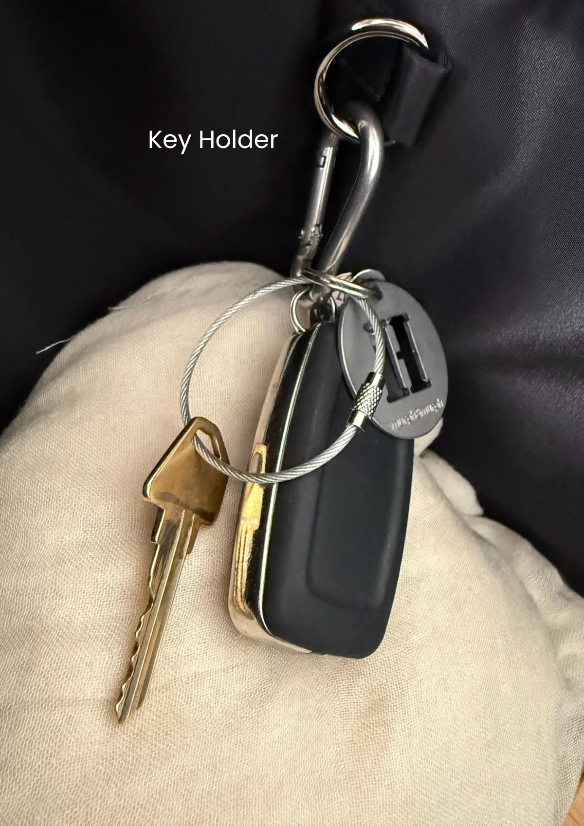 The Original Black Urban Traveller (no external zip pocket)