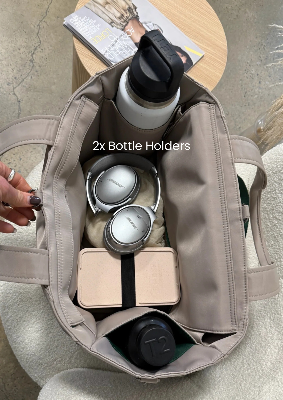 Daily Traveller Tote (LARGE SIZE) - Sand