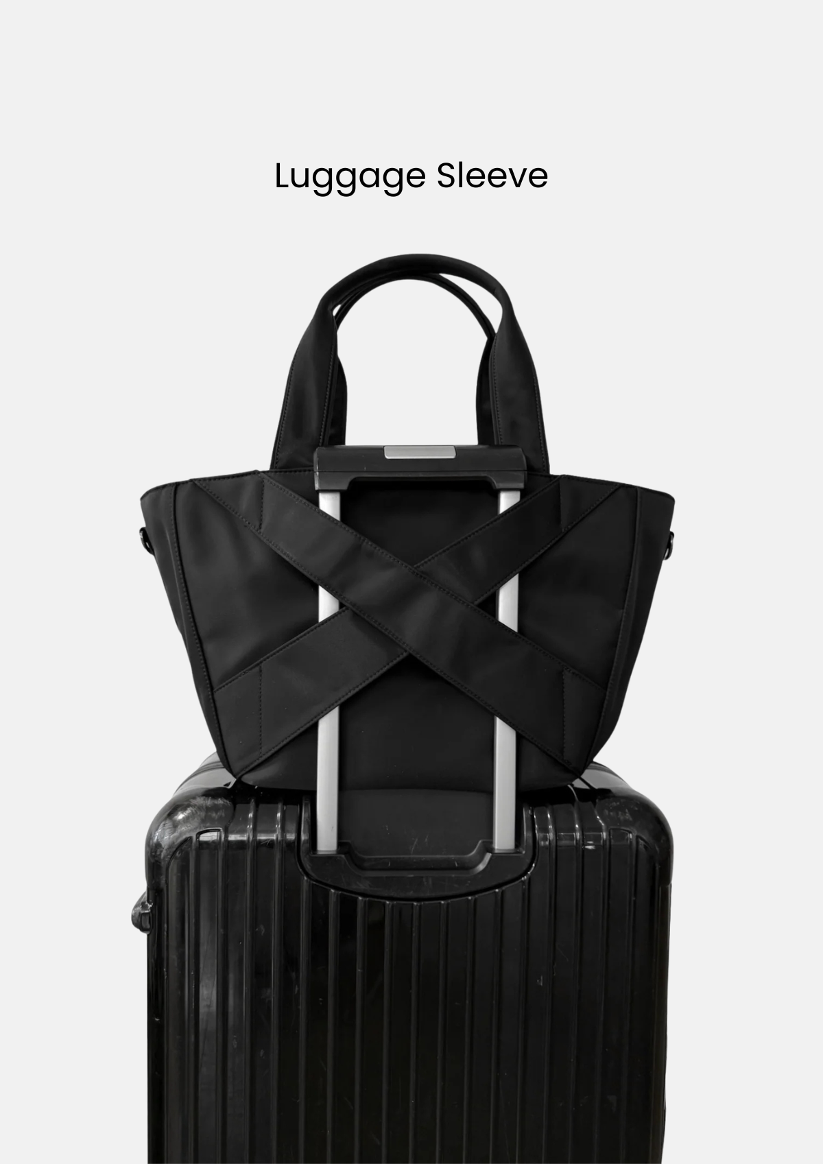 Daily Traveller Tote (LARGE SIZE) - Black