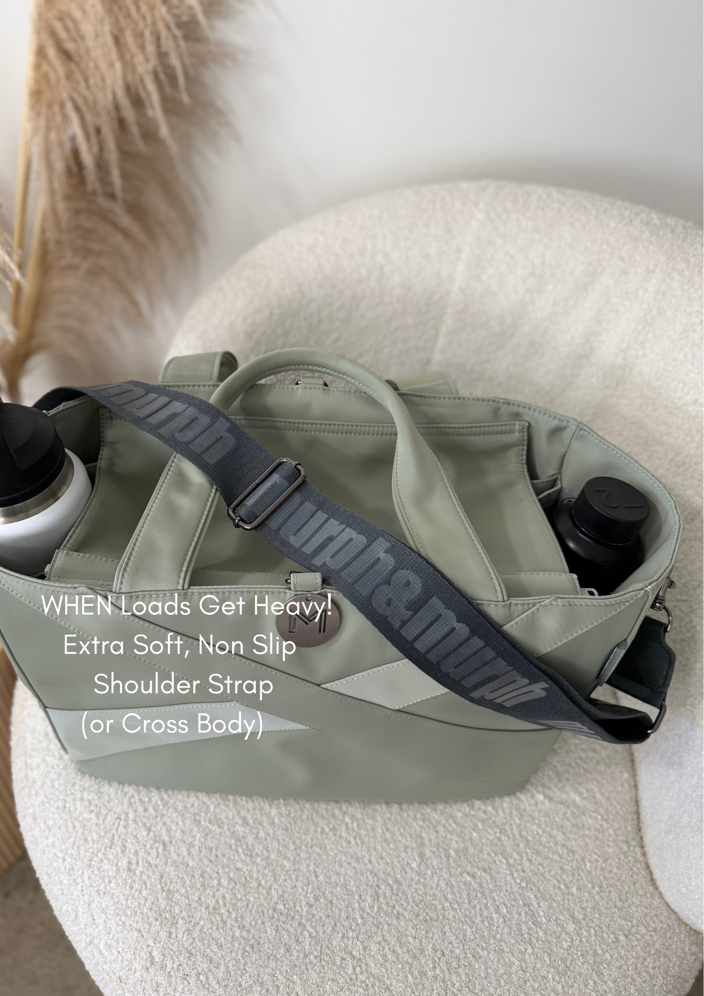 Daily Traveller Tote (LARGE SIZE) - Sage Green