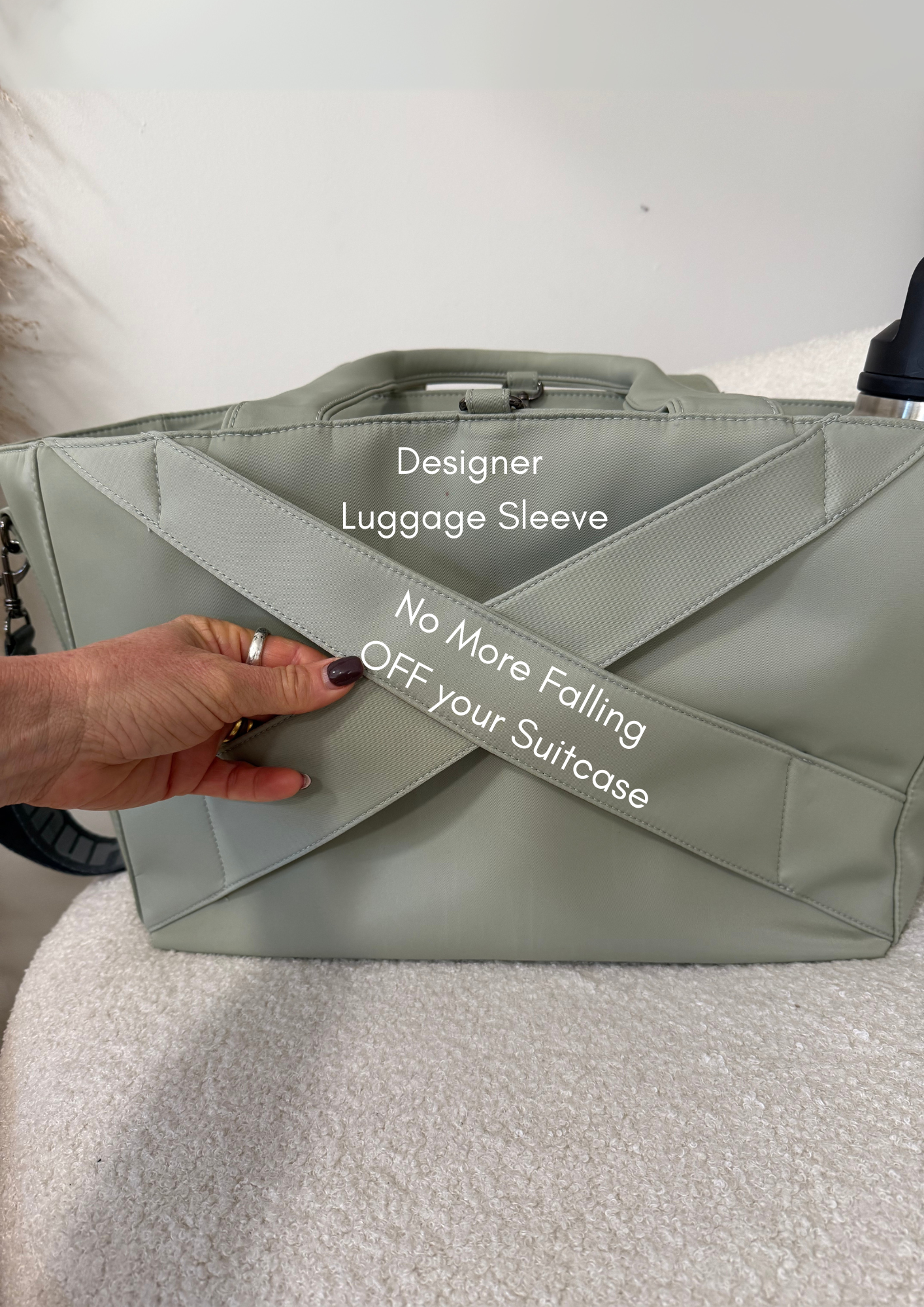 Daily Traveller Tote (LARGE SIZE) - Sage Green