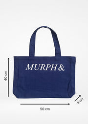 Murph Logo Tote Navy