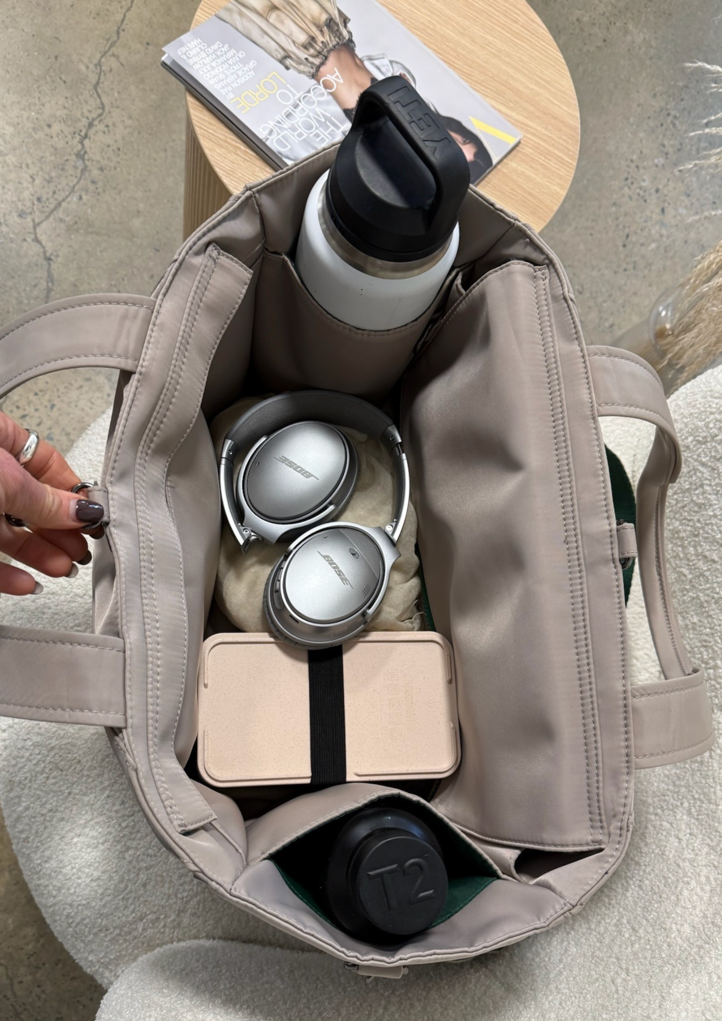 Daily Traveller Tote (LARGE SIZE)  - Sand