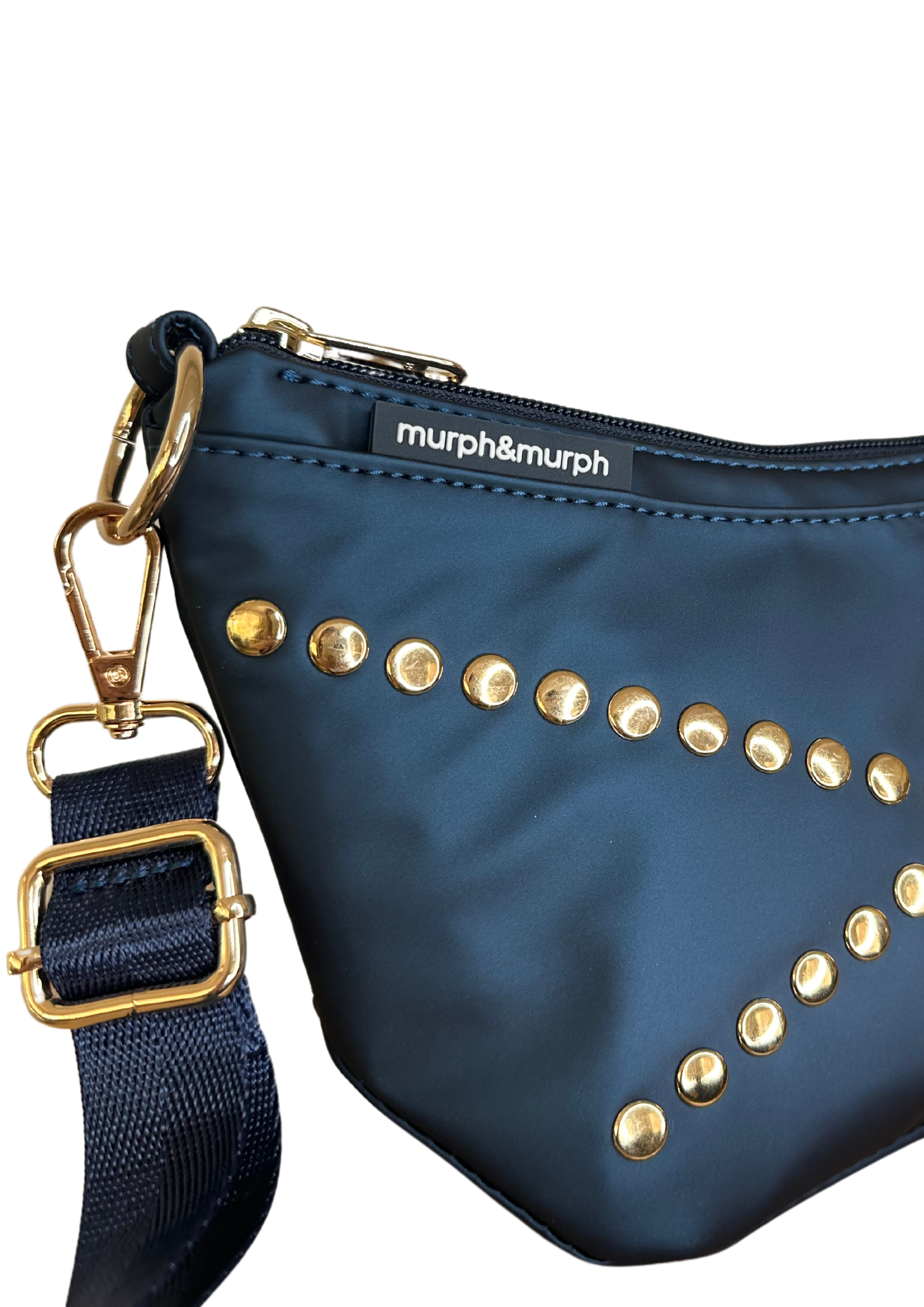 Cove Petite - Mia Navy x Gold studs