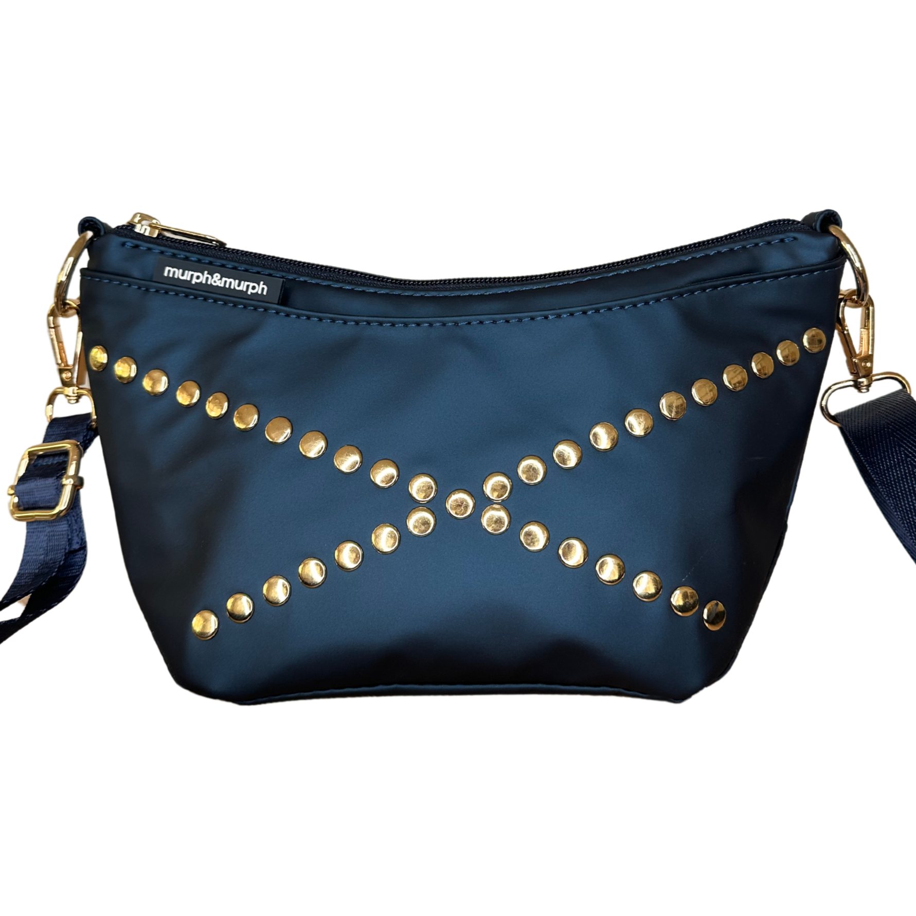 Cove Petite - Mia Navy x Gold studs