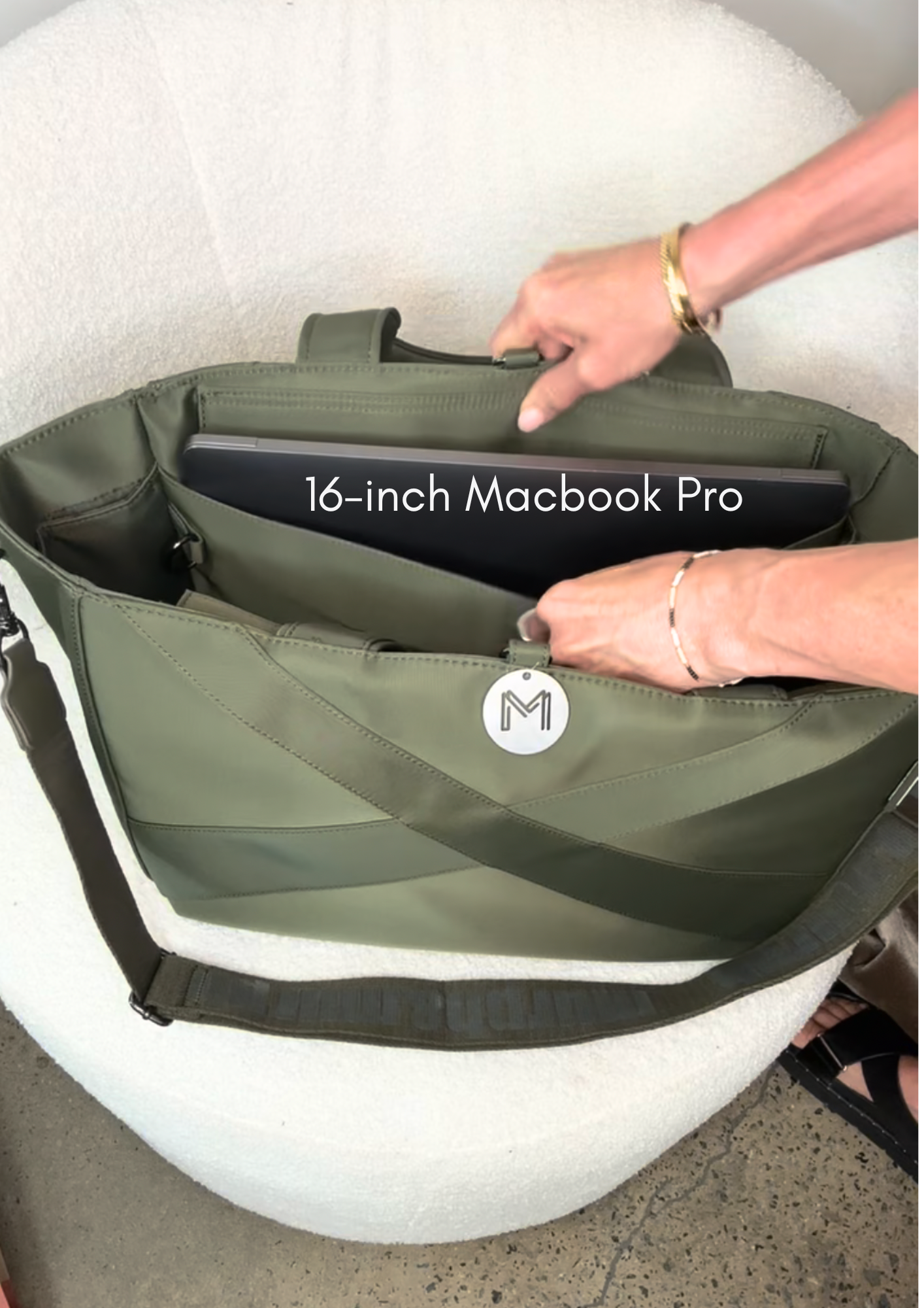 Daily Traveller Tote (LARGE SIZE) - KHAKI - PRE SALE DUE END MARCH