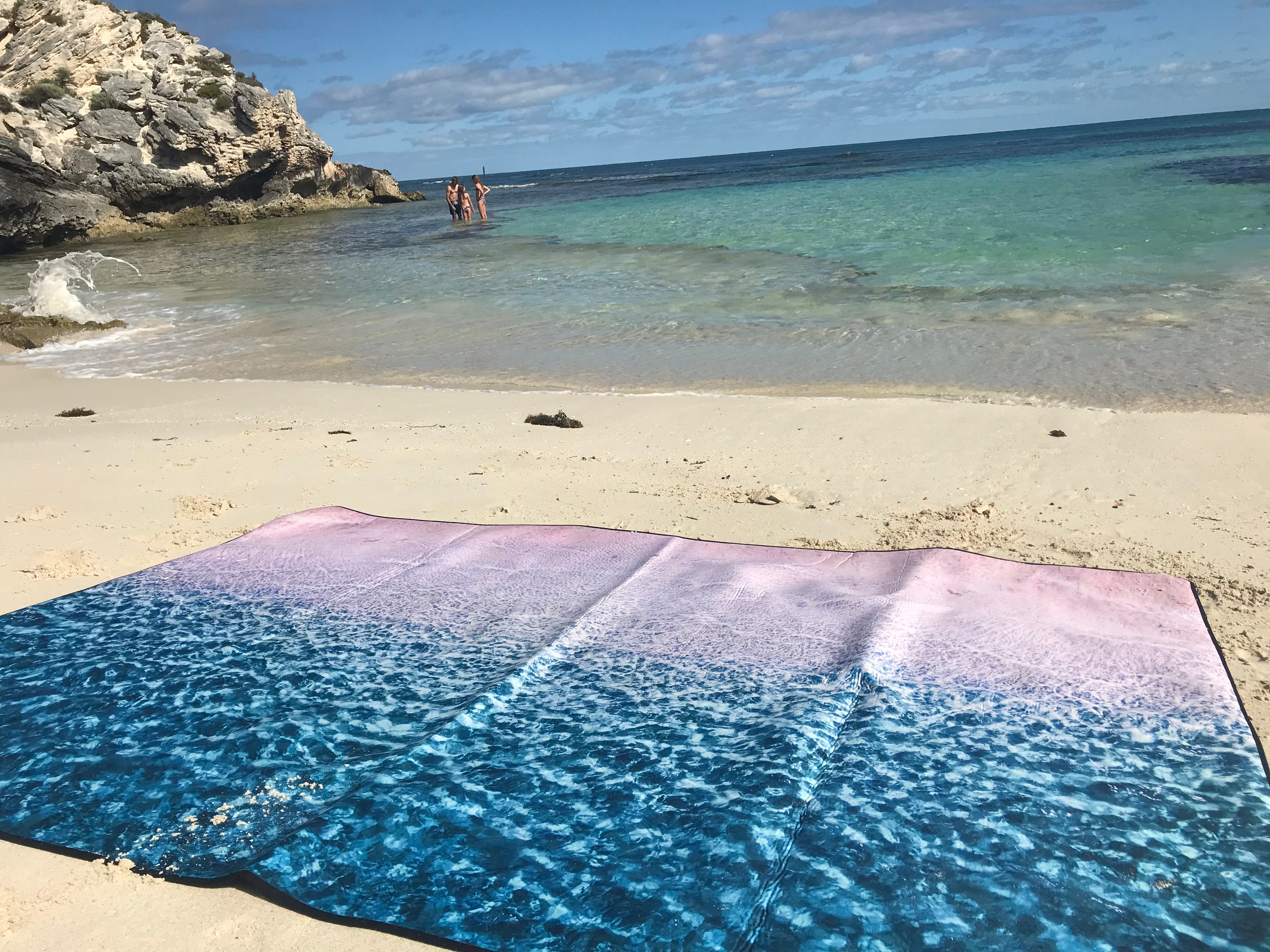 Luxury picnic rug-Pink Break