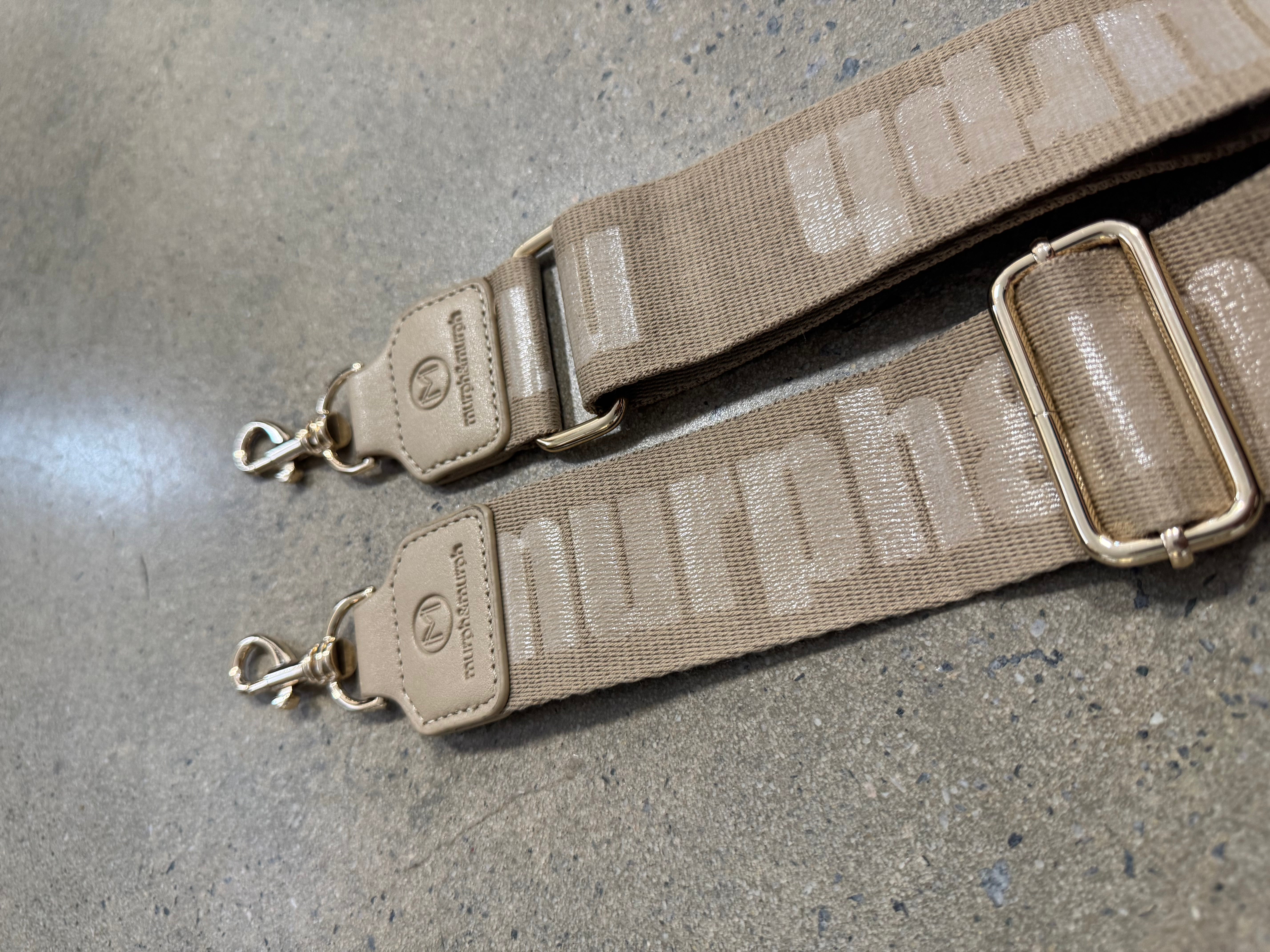 Shoulder Strap - Fawn + Gold