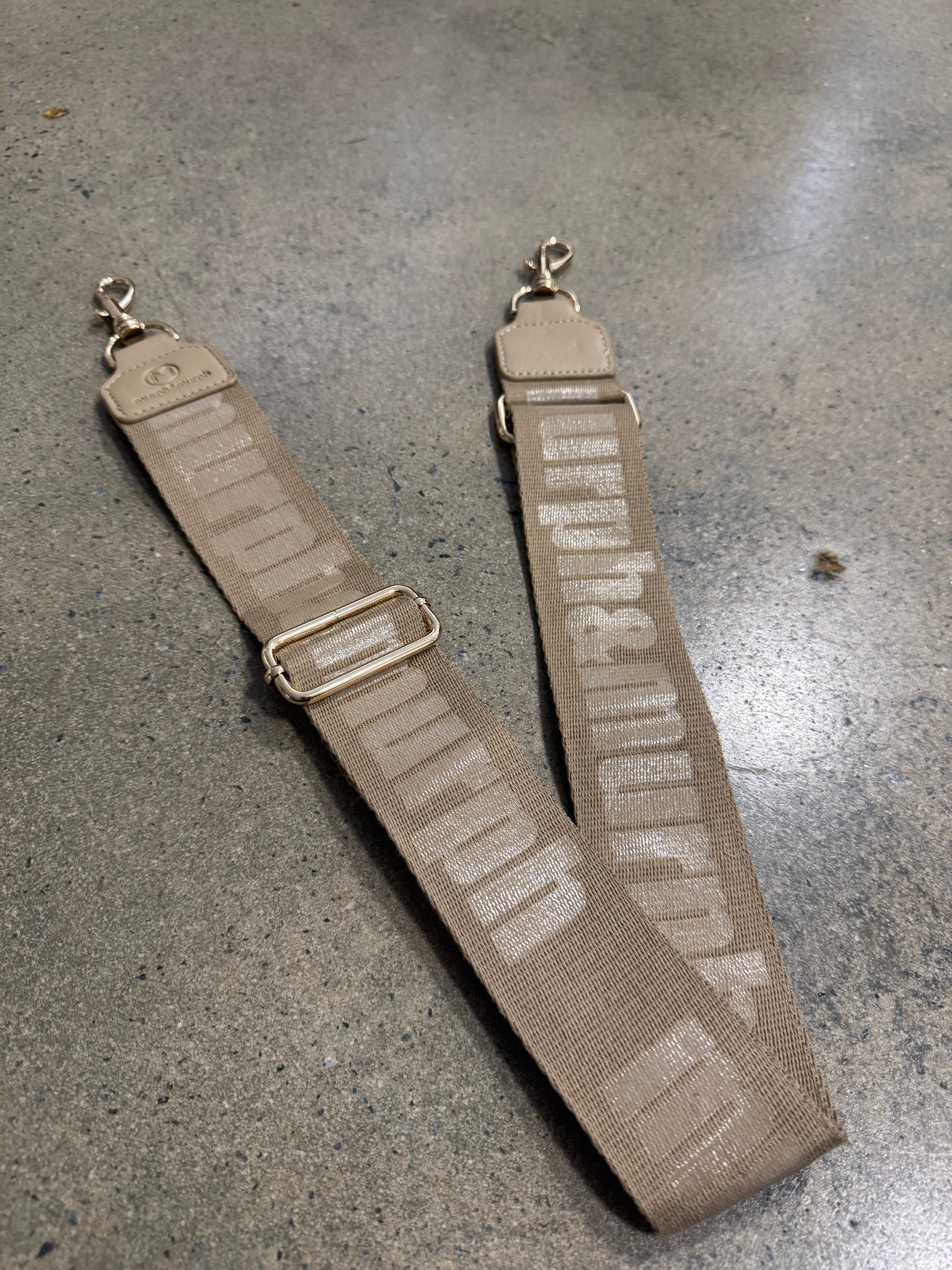 Shoulder Strap - Fawn + Gold