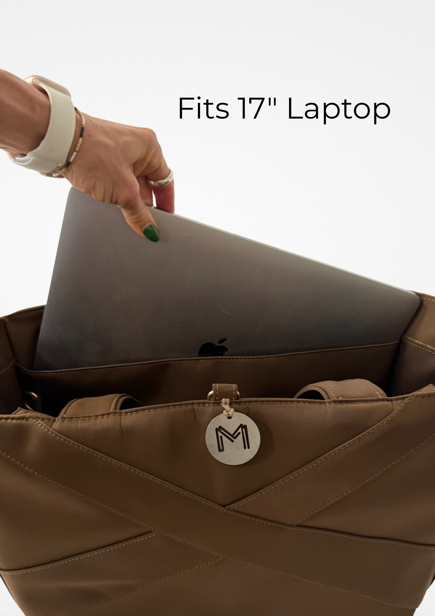 Daily Traveller Tote (LARGE SIZE) - Chocolate