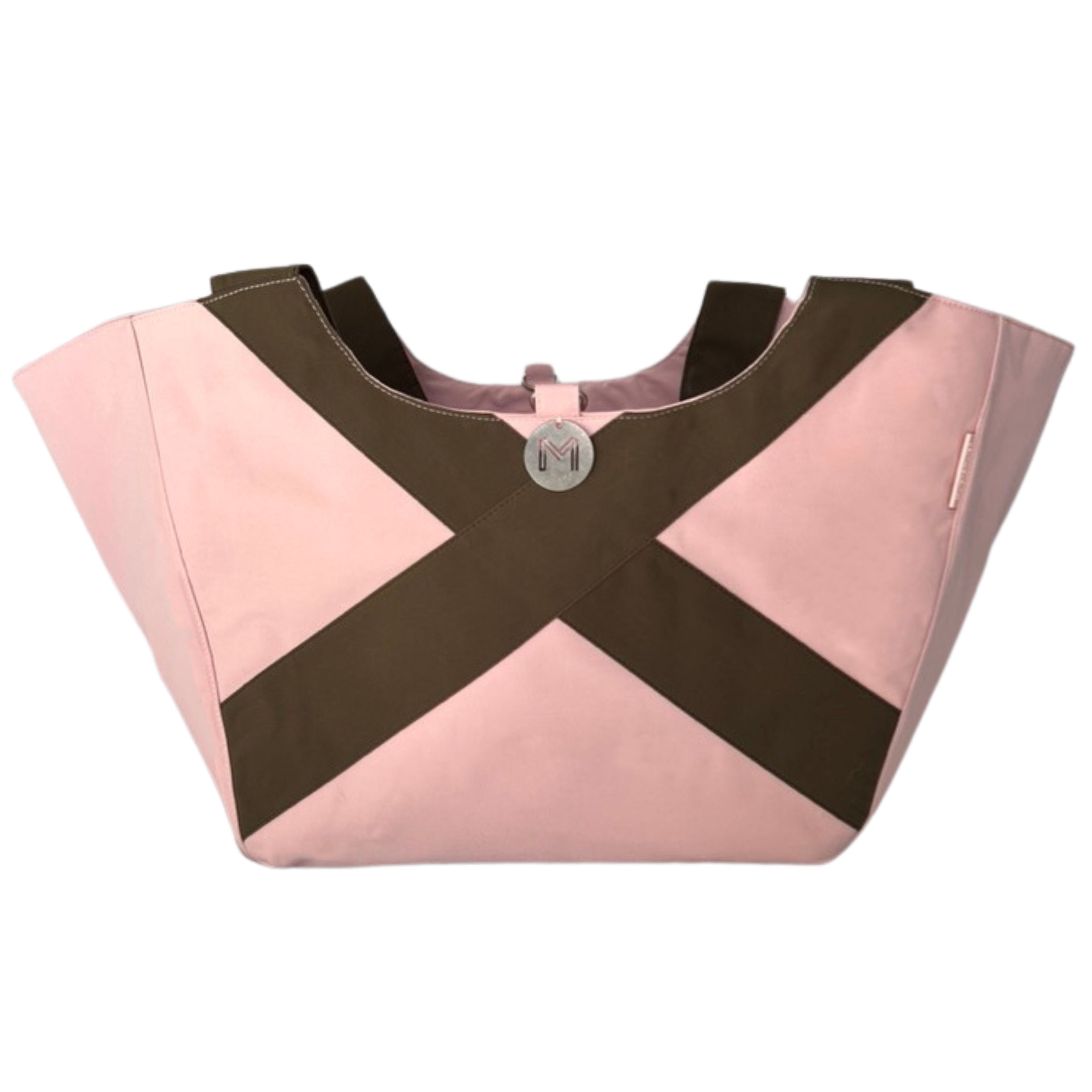 Cove Carry-All - Pastel Pink with Khaki Cross (Limited Edition)