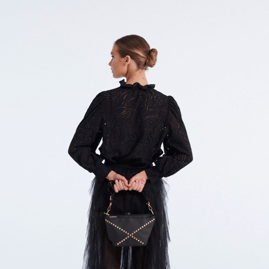 Cove Petite - Jacquie Black x Gold studs